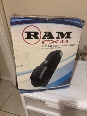 RAM FX44 2-Wheel Golf Travel Cover - Black